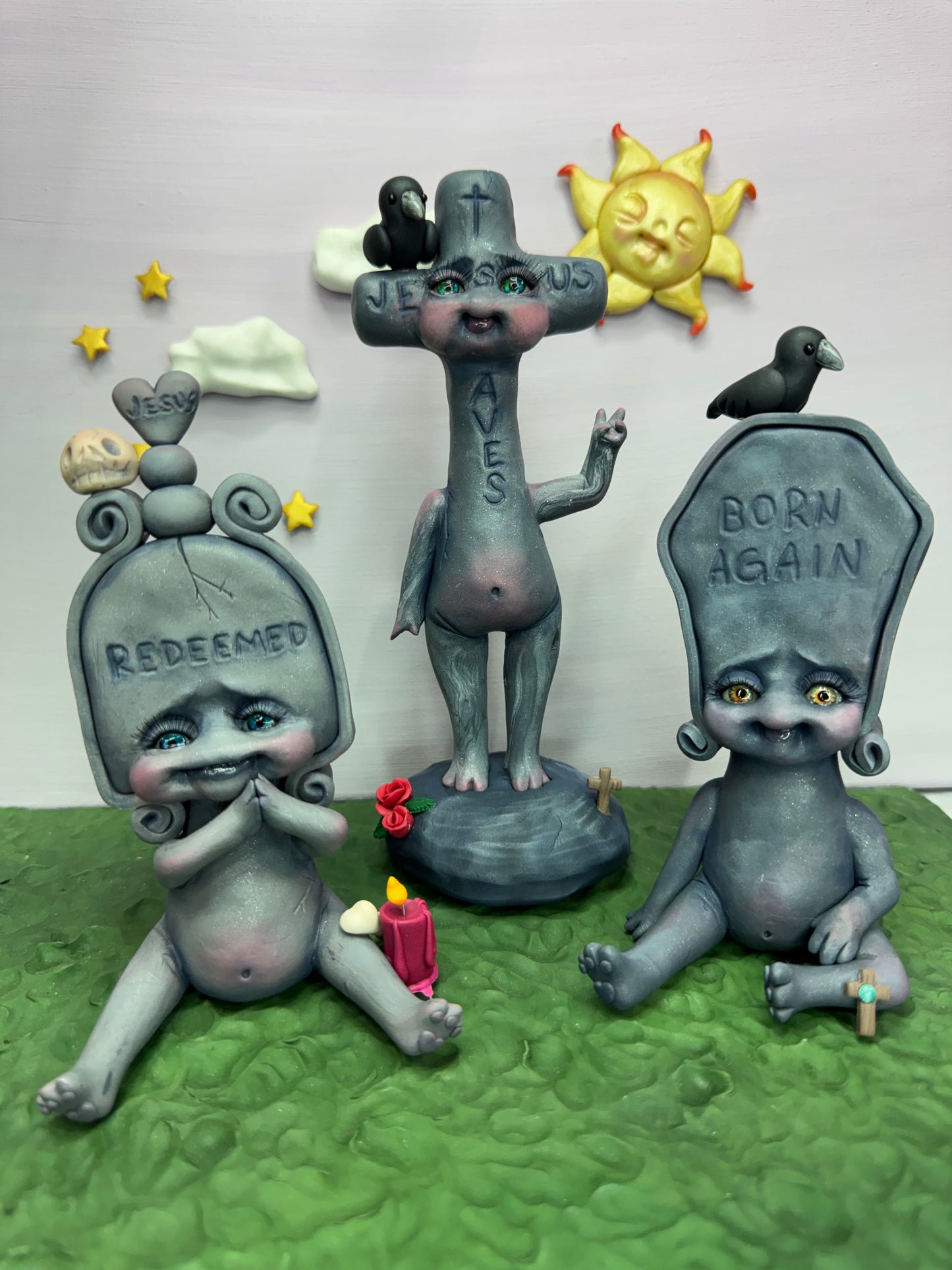 “Jesus Saves” Gravestone #1 | Sela